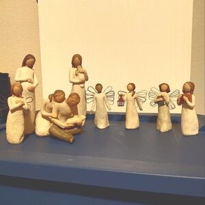 Angel Tree Handcrafted Angel Figurine Set
